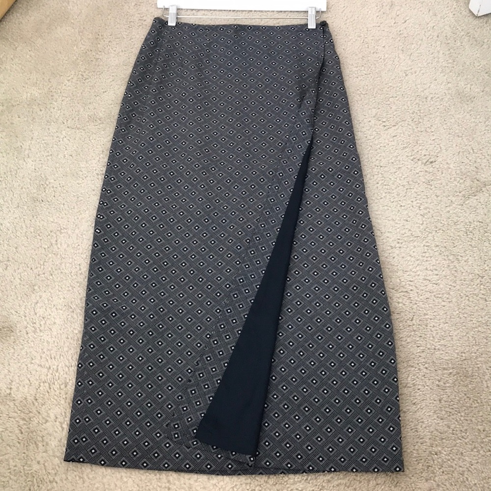 Vintage Calvin Klein Collection Silk Maxi Skirt